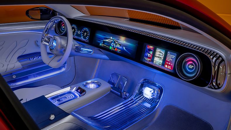 El Mercedes-Benz CLA es un concept 100% eléctrico.
