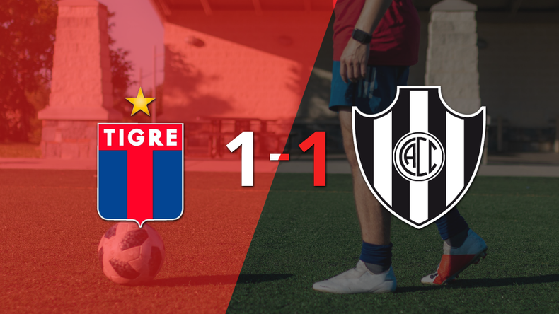 Tigre y Central Córdoba (SE) se repartieron los puntos en un 1 a 1