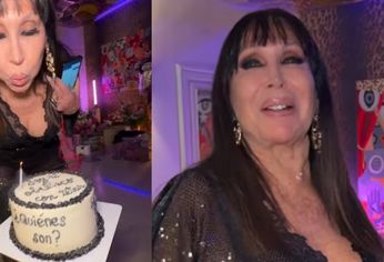 Moria festejó sus 80 con su única hija y sus nietos en una velada privada.