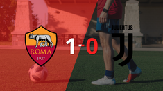 juventus no pudo en su visita a roma y cayo 1-0