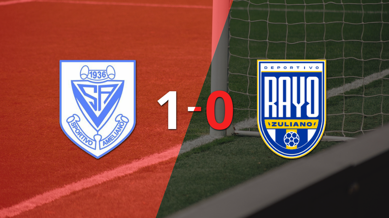 Sp. Ameliano derrotó 1-0 a Rayo Zuliano
