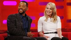 Will Smith y Margot Robbie Will Smith y Margot Robbie