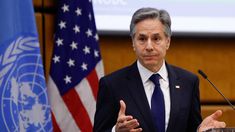 Blinken viajó rumbo a Israel. Blinken viajó rumbo a Israel.