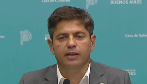 El gobernador de Buenos Aires habló junto con su Gabinete y varios intendentes.