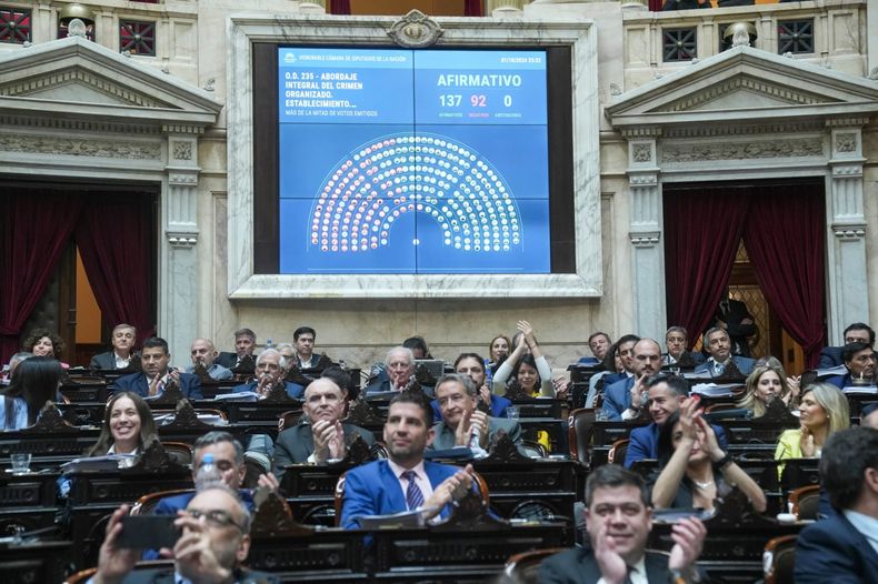 Sanción de la Ley Antimafias