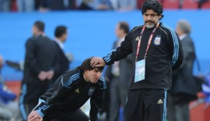 La foto de Diego y Leo que recorrió las redes sociales. La foto de Diego y Leo que recorrió las redes sociales.