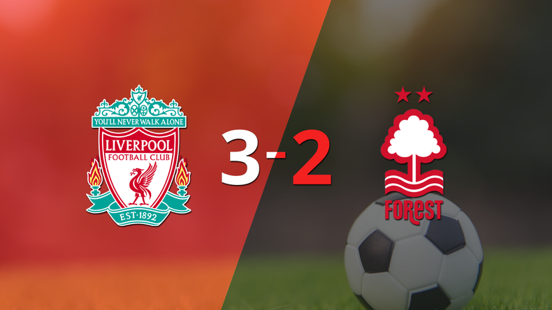 Doblete de Diogo Jota guió el triunfo de Liverpool sobre Nottingham Forest