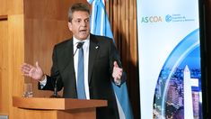 Sergio Massa en el Consejo de las Américas. Sergio Massa en el Consejo de las Américas.