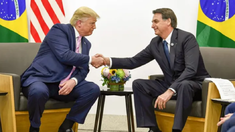 Donald Trump y Jair Bolsonaro. Donald Trump y Jair Bolsonaro.