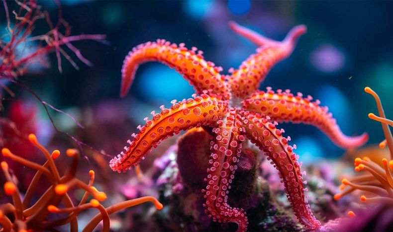 Los investigadores hallaron el motivo de las muertes de las estrellas de mar.