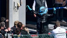 Russell utilizó una brillante estrategia, en la que contócon solo una parada Russell utilizó una brillante estrategia, en la que contócon solo una parada