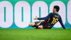 Matías Soulé convirtió su primer gol en Roma de lo que va del año Matías Soulé convirtió su primer gol en Roma de lo que va del año