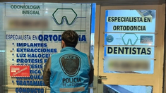 Uno de los consultorios clausurados. Uno de los consultorios clausurados.