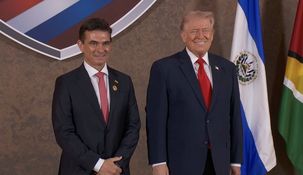 Rodrigo Paz Pereira y Donald Trump. Rodrigo Paz Pereira y Donald Trump.