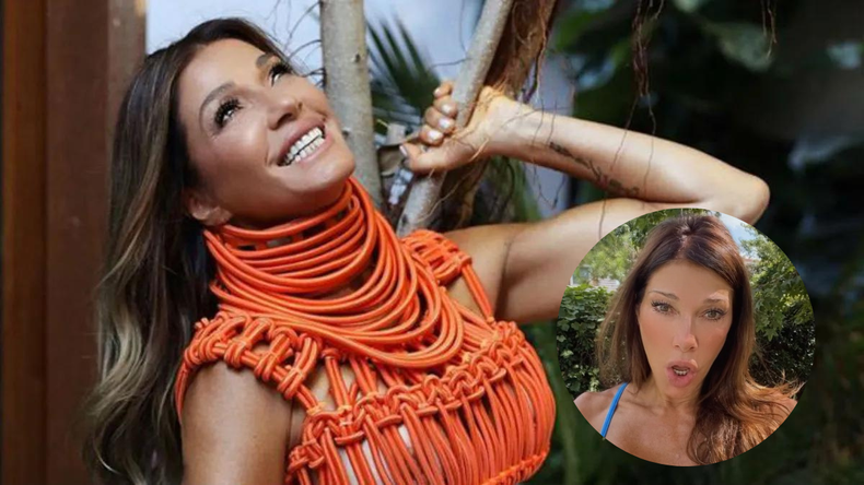 La modelo se sumó a la moda bicolor y marcó tendencia.