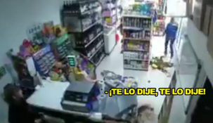 La vecina entró para pedir que bajaran la música, pero amenazó y destrozó el local.