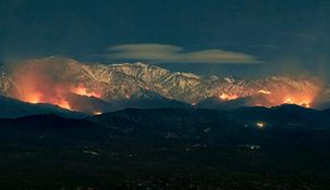El viento aviva el fuego y los focos activos siguen sin ser controlados en La Rioja.&nbsp;