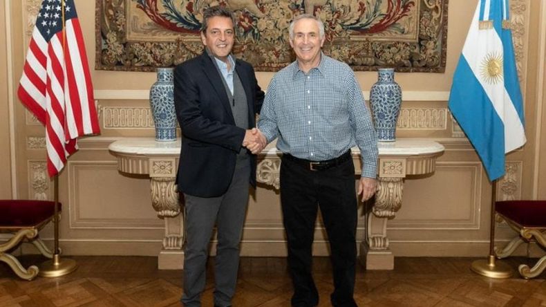 Massa se reunió con el embajador de Estados Unidos: agenda bilateral y foco en inversiones