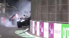 El accidente de Schumacher. El accidente de Schumacher.