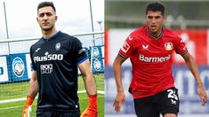 Juan Musso, arquero de Atalanta, contra Exequiel Palacios, de Leverkusen. Juan Musso, arquero de Atalanta, contra Exequiel Palacios, de Leverkusen.