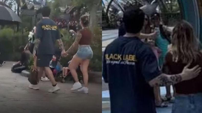 Se vio al streamer y a la tiktoker paseando de la mano.
