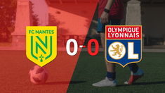 Sin muchas emociones, Nantes y Olympique Lyon empataron 0-0