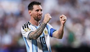 Lionel Messi anotó tres goles para la Selección argentina contra Argelia.