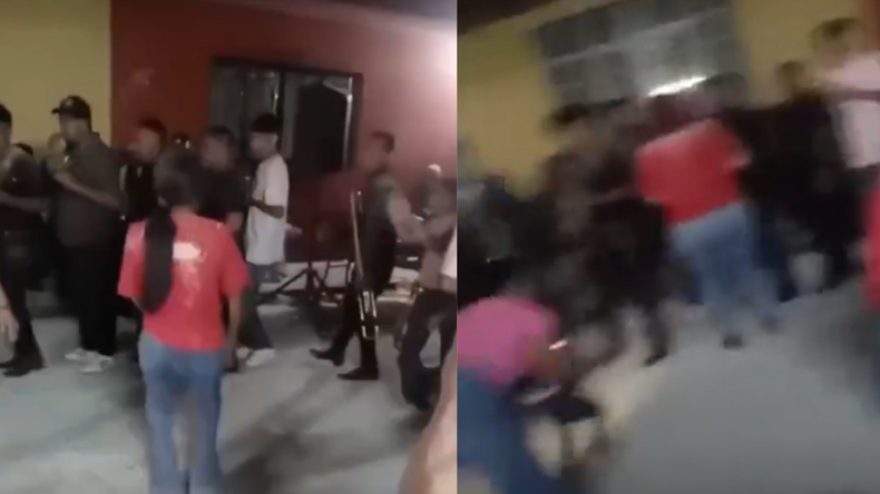 El momento del ataque quedó registrado en una transmisión en vivo.&nbsp;
