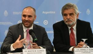 Martín Guzmán y Daniel Filmus.