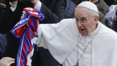 Tinelli y el San Lorenzo campeón viajan mañana a ver al Papa Francisco Tinelli y el San Lorenzo campeón viajan mañana a ver al Papa Francisco