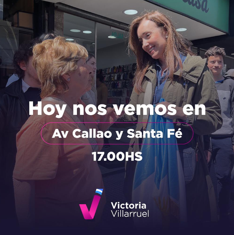 ¿Villarruel se despega de Milei?: la candidata a vice sacó su propio logo y organiza un acto sola