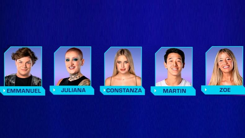 Así quedó la placa tras las nominaciones y el intercambio de la líder Virginia. Así quedó la placa tras las nominaciones y el intercambio de la líder Virginia.