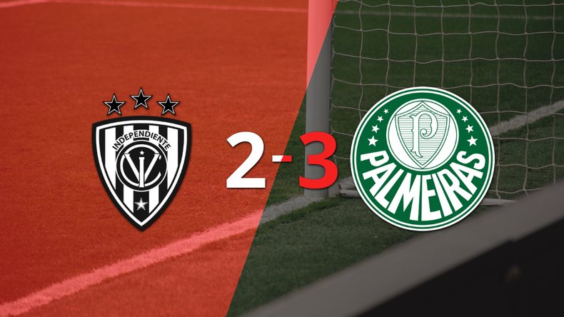 Palmeiras consigue emocionante triunfo sobre Independiente del Valle por 3 a 2