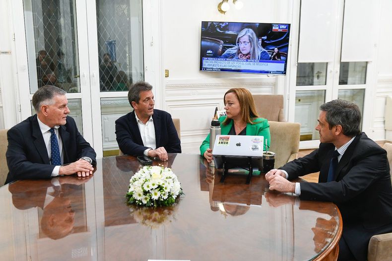 Sergio Massa espera en Diputados la votación del proyecto de reforma del Impuesto a las Ganancias&nbsp;