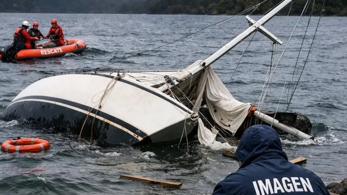 Tragedia en Lago Epuyén: un hombre murió ahogado luego de que se le diera vuelta el velero