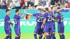 Argentina, por su último partido antes de viajar a Qatar. Argentina, por su último partido antes de viajar a Qatar.