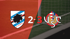 ¡partidazo! cremonese le gano 3-2 a sampdoria