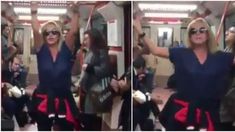Insólito vídeo de Solita Silveyra bailando en el metro de Madrid Insólito vídeo de Solita Silveyra bailando en el metro de Madrid