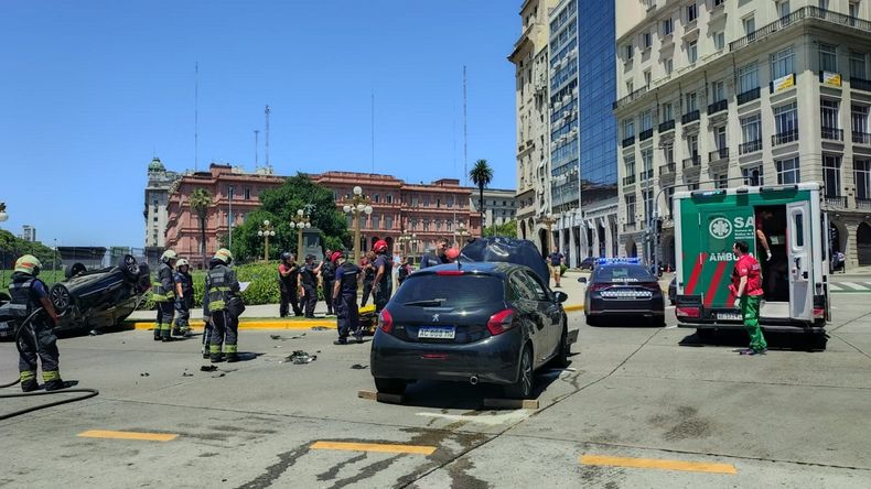 El hecho se produjo cerca de la Casa Rosada.