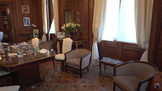 Así quedó el despacho de CFK. Así quedó el despacho de CFK.