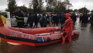 La ayuda del Agencia Federal de Emergencias en la localidad de Zárate.&nbsp;