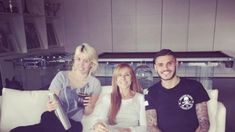 El trío menos pensado: Gladys Florimonte, junto a Wanda Nara y Mauro Icardi en Milán El trío menos pensado: Gladys Florimonte, junto a Wanda Nara y Mauro Icardi en Milán