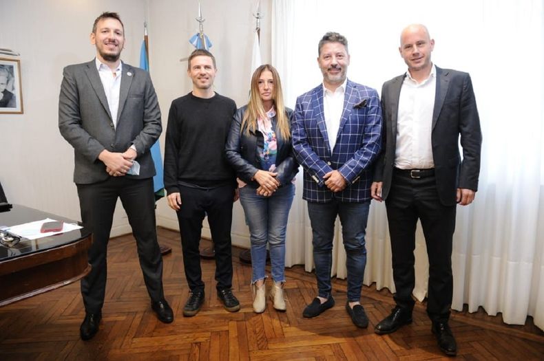 Merlo recibió a empresarios para beneficiar al desarrollo de las PyMEs.