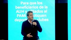Sergio Massa anunció un paquete de medidas para el Deporte 