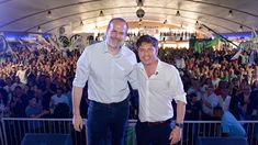 Kicillof junto a Federico Susbielles, intendente electo de Bahía Blanca.