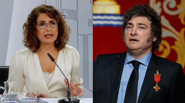 la vicepresidenta de espana, contra la visita de  milei: monstruosidad empobrecedora