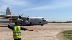 El avión Hércules son los utilizados para realizar los vuelos de repatriados.&nbsp;