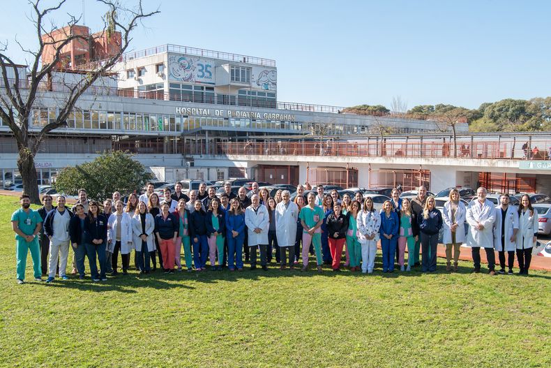 Realizaron en el Hospital Garrahan un histórico triple trasplante a partir de un solo donante
