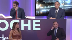 La interferencia perjudicó el programa al aire.