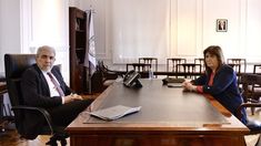 Bullrich se reunió con Aníbal Fernández: Argentina necesita orden, el que las hace las paga